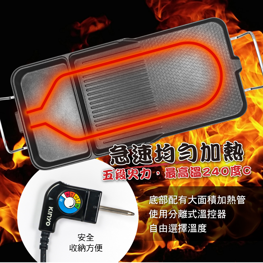 KINYO 多功能電烤盤BP-30