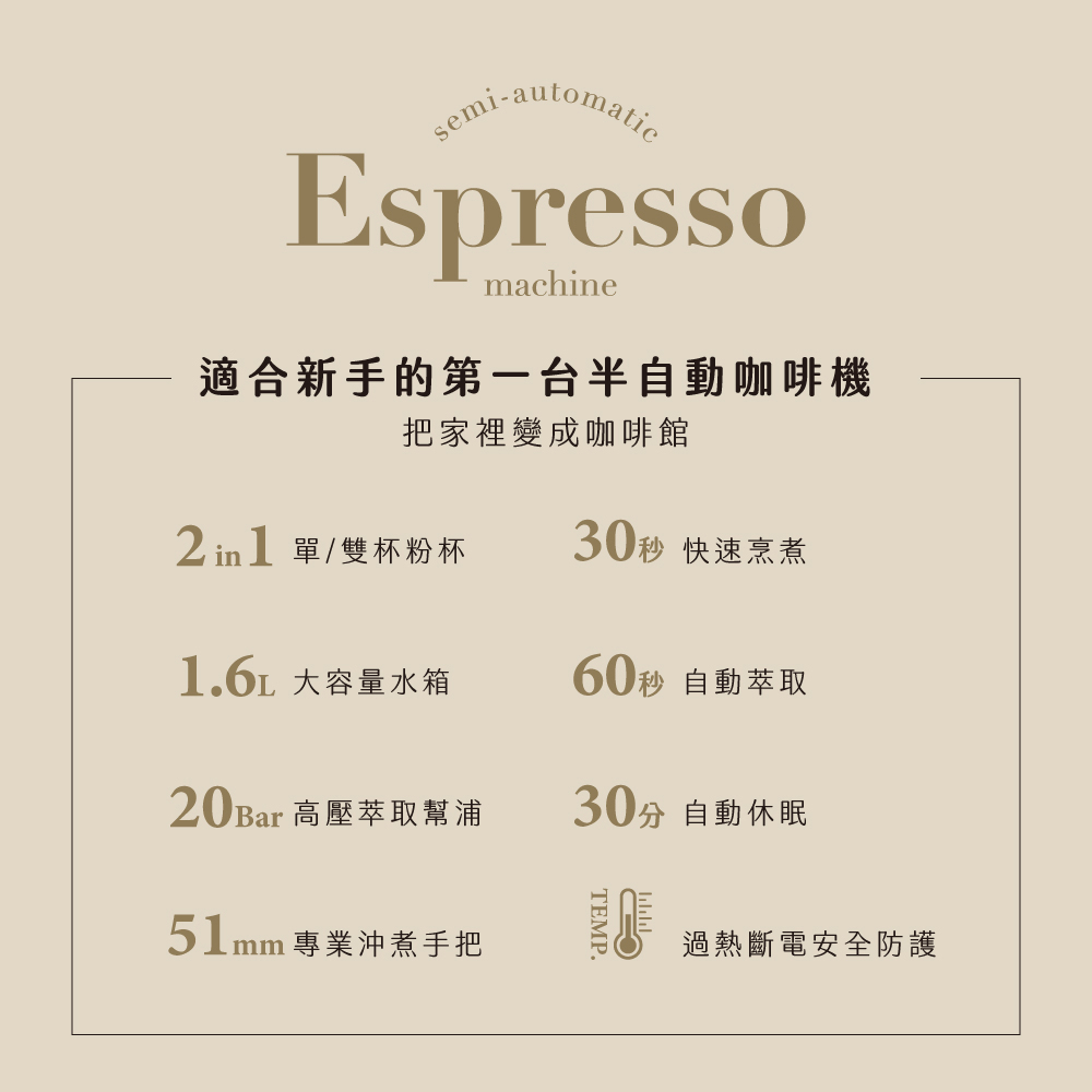 義式奶泡咖啡機開箱