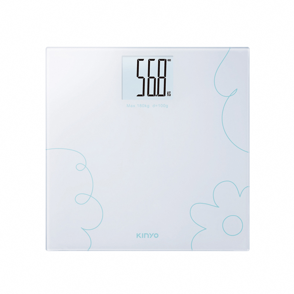 輕描淡寫大螢幕背光體重計