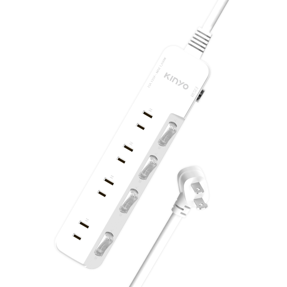 4切4座2P安全延長線(9尺)