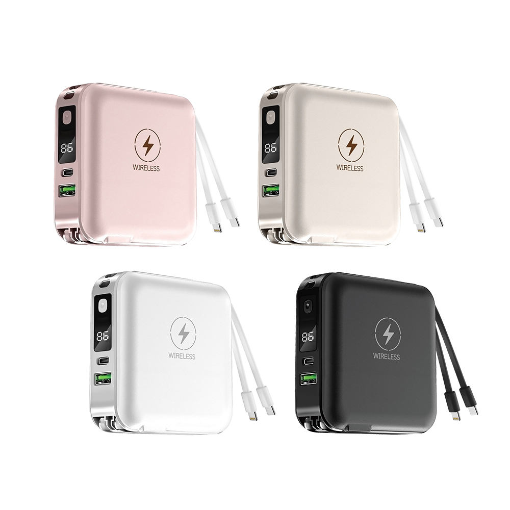 7 in 1雙線夾心萬用充行動電源