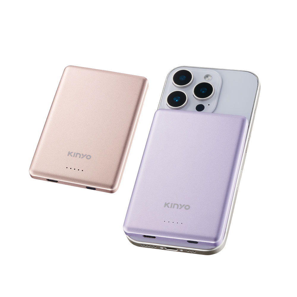 2 in 1超薄卡片型磁吸行動電源 PLUS+