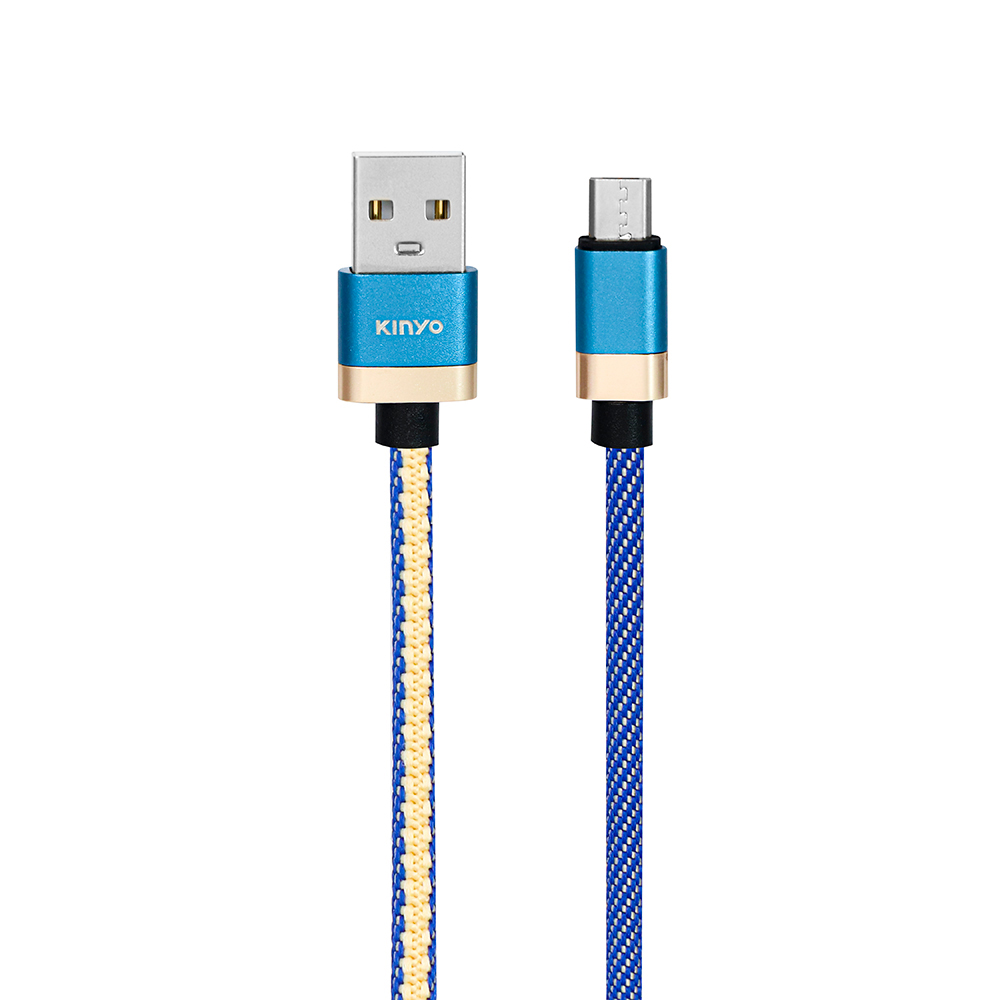 Micro USB 編織布面充電傳輸線