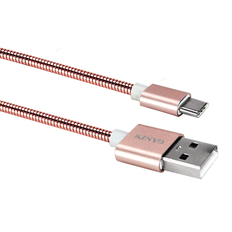 Type-C金屬軟管 極速充電傳輸線