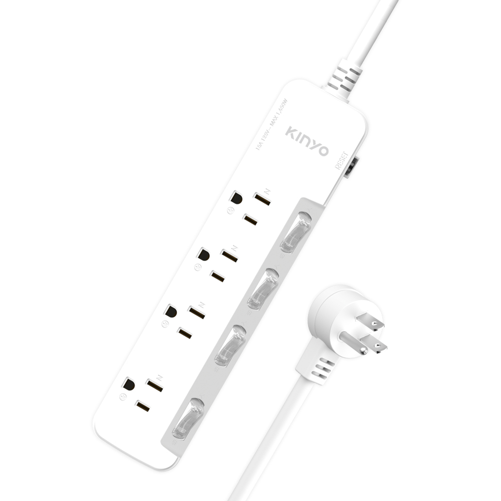 4切4座3P安全延長線(9尺)