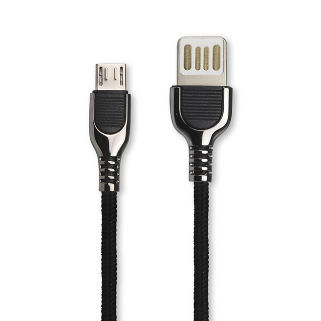 雙面魚叉鋅合金數據線(Micro USB)