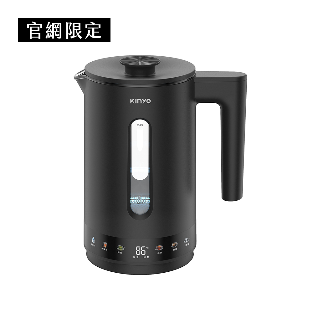 智慧溫控玻璃快煮壺1.6