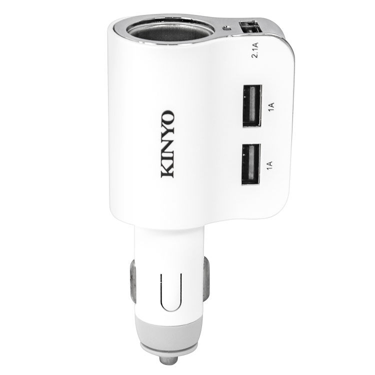 車用 2合1 USB充電器+點菸器