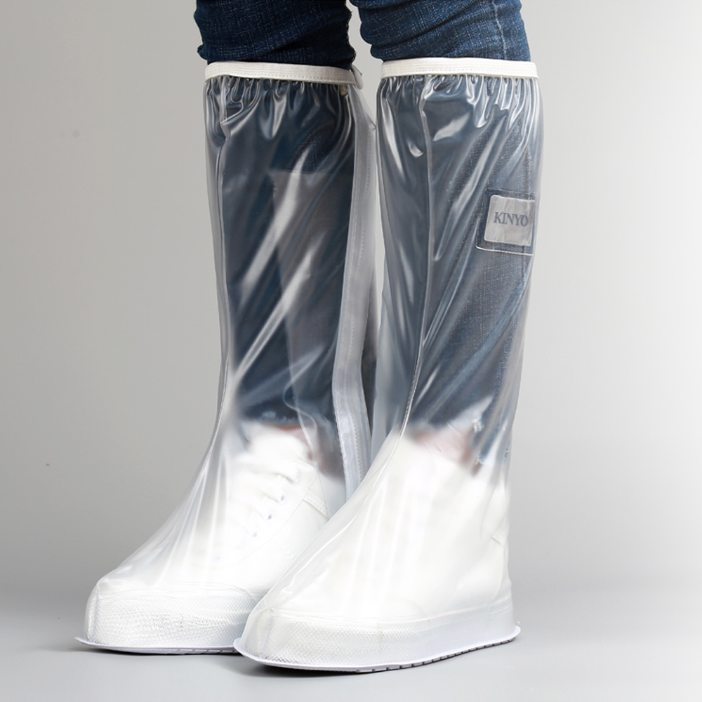 磨砂白防雨鞋套